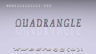 quadrangle  pronunciation in British English three voices  accents [upl. by Magan]