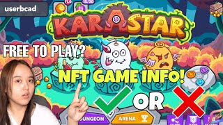 KARA STAR NFT GAME  LIKE AXIE INFINITY  KARA STAR HOW TO GET STARTED  KARA STAR BEGINNERS GUIDE [upl. by Ylrebmit98]