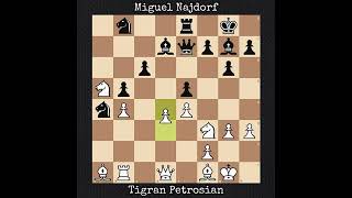 Tigran Petrosian vs Miguel Najdorf  Santa Monica USA 1966 [upl. by Mill254]