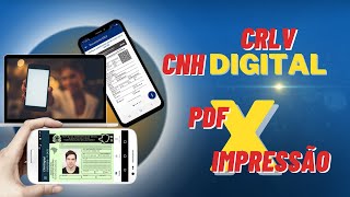 Como IMPRIMIR ou BAIXAR em PDF seu CRLVCNH DIGITAL Muito FÁCIL [upl. by Edea]