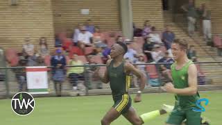 Highveld Interhigh Athletics 23 at Ermelo High School 18022023  Sprints Boys [upl. by Nodnol795]