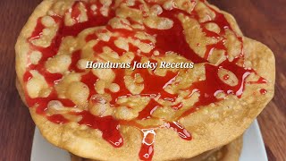 🇭🇳Deliciosas Hojuelas Receta Paso a Paso👌🇭🇳 [upl. by Ariay385]