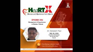 Management of Hypertension in Diabetes Patients  Dr Debasish Paul [upl. by Rorke]