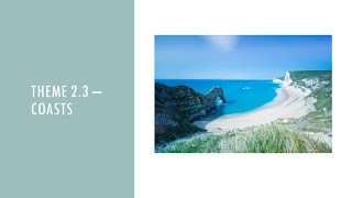 IGCSE Geography  Theme 23 Coasts  Photograph Interpretation [upl. by Nuawed]