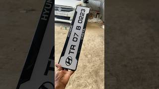 Best amazing modify number plate ￼ Modify number plate for Car mechanicaltips machine car [upl. by Claudelle189]