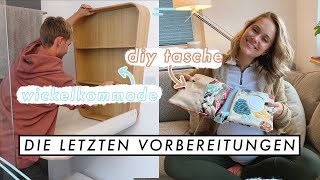 Wickeltasche selber nähen amp wo soll die Kommode hin  MANDA Vlog [upl. by Koby]