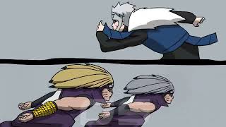 Tobirama vs Kinkaku and Ginkaku [upl. by Otokam733]