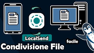 Condivisione file veloce WindowsMacLinuxAndroid  Localsend [upl. by Alcus]