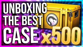 OPENING 500 OF THE BEST CSGO CASE [upl. by Ulland]