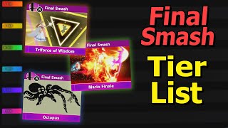 Final Smash TIER LIST for Smash Ultimate [upl. by Eojyllib]