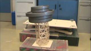 Toothpick Tower Earthquake Project Springvalley Middle School Section 77 Part 1 [upl. by Ariew774]