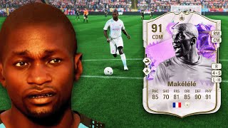 91 BIRTHDAY ICON SBC CLAUDE MAKELELE IS INSANE IN EA FC 24 [upl. by Tuck]