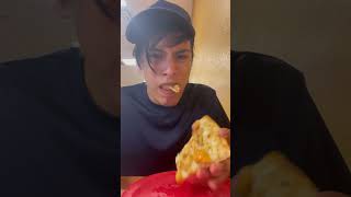 Eating Chicken and Eggo Waffles Pizza [upl. by Euqitsym]