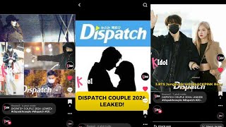 DISPATCH COUPLE 2024 LEAKED BTS JUNGKOOK  BLACKPINK ROSE  COUPLE 2024 [upl. by Alekehs]