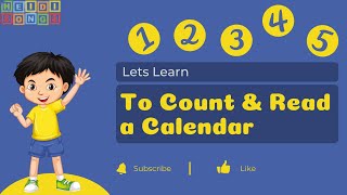 A Fun Way to Learn to Count and Read a Calendar with Zero the Hero [upl. by Naraa29]