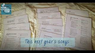 Some of this NEXT years songsthere are soooo many more [upl. by Owena13]