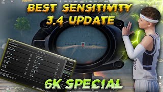 34 Update Sensitivity PUBG Mobile Gameloop Emulator 2024 ✅  Normal Mouse Zero Recoil [upl. by Bywoods153]