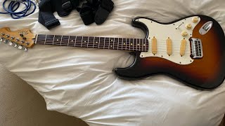 Fenix Strat ST20 New Guitar Day 1992 Korea Young Chang Factory unboxing video [upl. by Lerat]