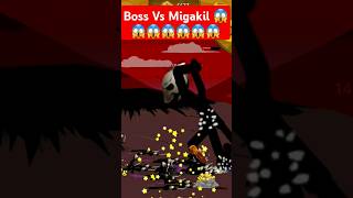 Boss Vs MigakilStick War Legacy VideosStick Man anime animation edit stickwarlegacy shorts [upl. by Gridley]