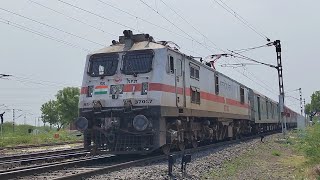 First LHB Run of 22663 Chennai Egmore  Jodhpur SF Express [upl. by Hamirak]