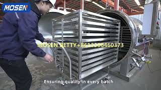 Customized retort machine sterilizing from Mosen autoclave [upl. by Aicinoid]