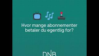 DNB  Mobilbank  Forklaring  Abonnementer [upl. by Assenahs]