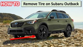 How to Remove Tire on Subaru Outback  The DIY Guide  Ep 90 [upl. by Nitza]