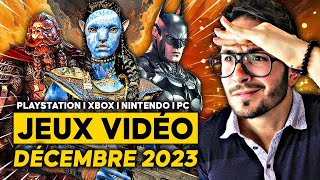 TOP JEUX VIDÉO DÉCEMBRE 2023 🌟 Les incontournables PS5 I Xbox Series I Nintendo Switch I PC [upl. by Ernesta]