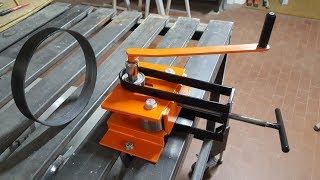 CURVATRICE PER METALLI  Diy roller bender [upl. by Doloritas922]