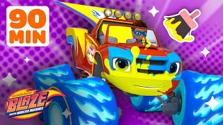 Makeover Machines 43 w Superhero Blaze  Games for Kids  Blaze and the Monster Machines [upl. by Hiltner]