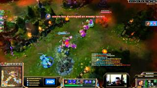 Scarra plays Katarina vs Annie Mid Lane  League of Legends Season 3 [upl. by Tiffi129]