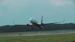 Delta 737800 Takeoff Pensacola International Airport [upl. by Toor]