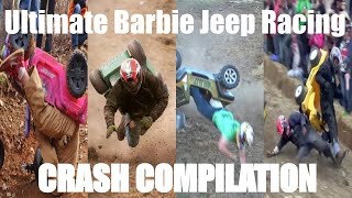 The ULTIMATE Barbie Jeep Racing Crash Compilation  Over 150 crashes and highlights [upl. by Saphra]