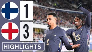 Finland vs England 13 Extended HIGHLIGHTS amp All GOALS  Grealish  Rice  Hoskonen  Alexander [upl. by Eelarak946]