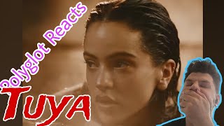 POLYGLOT REACTS to ROSALÍA quotTuyaquot FIRST TIME MUSIC REACTION SPANISH SONG 🎵 🇪🇸 [upl. by Lecrad]