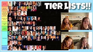 Ultimate Male Celebrity Tier List  Evie and Reagan [upl. by Otrebile885]