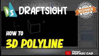 Draftsight How To 3D Polyline [upl. by Engen795]