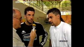 GIANLUCA VIALLI e ROBERTO BAGGIO durante il ritiro estivo della Juventus 1993 [upl. by Reffinej565]