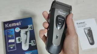 Kemei KM9038 Foil Professional Electric Shaver Portable Razo [upl. by Cam]