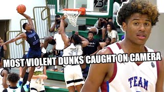 MOST VIOLENT DUNKS IN HS BASKETBALL HISTORY [upl. by Asin]