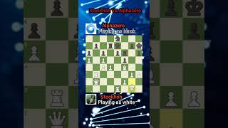 Alphazero VS Stockfish  Brilliant chess game [upl. by Anaz]