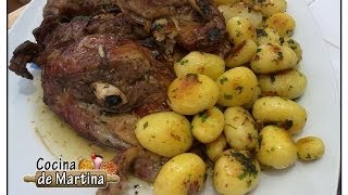 Cordero asado  Recetas para Navidad  Cocina de Martina [upl. by Yenahs]