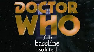 big finish 8th doctor full theme bassline isolated [upl. by Enajaras230]