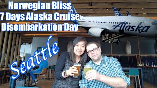 Disembarkation Day Seattle Norwegian Bliss 7 Days Alaska Cruise 5722 [upl. by Noerb]