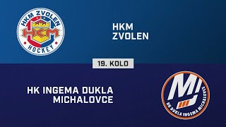 19 kolo HKM Zvolen – HK Dukla Ingema Michalovce 24 HIGHLIGHTY [upl. by Otcefrep]