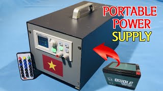 How to Make a Portable Universal Power Supply Using XY6014 900W Module [upl. by Attaynek935]