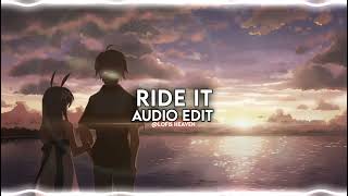 ride it  jay sean edit audio [upl. by Alexandros]