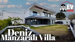 Her Odadadan Deniz Manzaralı ve Bahçeli Villa  Kuşadası Satılık Villa 211 [upl. by Oranneg]