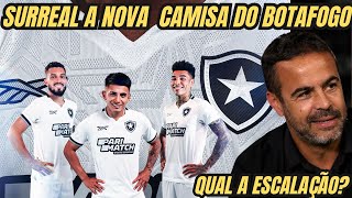 🔥BOTAFOGO LANÇA NOVA CAMISA BRANCA QUE É ABSURDAMENTE LINDA  PROVÁVEL ESCALAÇÃO PARA CLÁSSICO [upl. by Artcele]