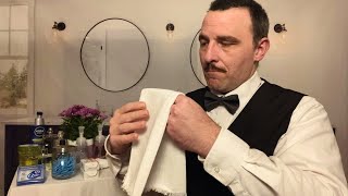 Elegant Gentlemen’s Restroom Attendant 🫧🧼🧴ASMR Role Play [upl. by Aura]